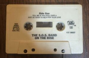 激レア 昭和レトロ 当時物 THE S.O.S. BAND ON THE RISE カセットテープ ザ・エス・オー・エス・バンド 1983 CBS INC. Tabu Records