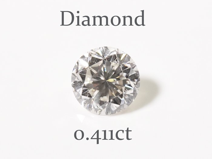 ○極美○ダイヤモンドルース 0.420ct H VS-1 GOOD 日宝科鑑定○ edsr