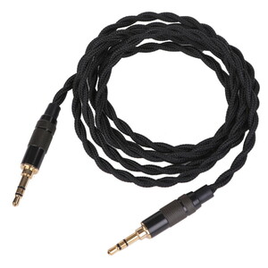  high grade headphone cable 1.2m nylon coating li cable * for exchange both edge 3.5mm