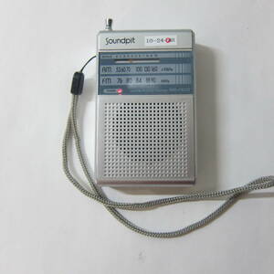 オーム電機 FM/AMポケットラジオ RAD-P1601Z 新電池付 受信確認品 10-24-48