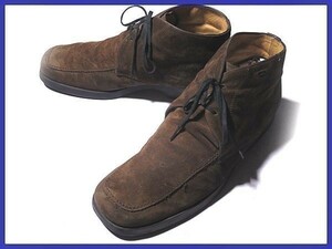 ダックス/DAKS★スエード本革♪チャッカブーツ【27.0EEE/暗茶/ブラウン】Vintage　boots◆-A28