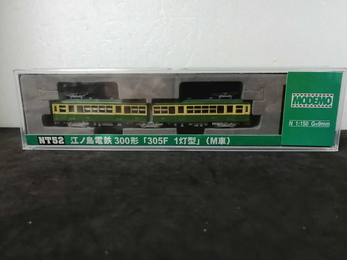 モデモ NT52 江ノ島電鉄 江ノ電 300形 305F 1灯型 M車 2両 鉄道模型
