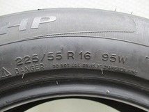 送料無料!! 225-55R16 9-8.5分山 ミシュラン プライマシー 2009年製 ジャンク 中古タイヤ2本セット(GM-5490）_画像5