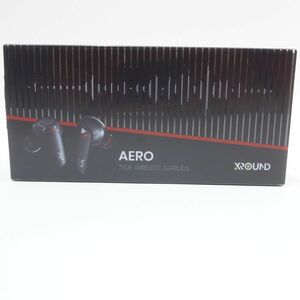 099s XROUND XRD-XAW-01 ゲーミングヘッドセット AERO Wireless ブラック ワイヤレスイヤホン　※中古美品