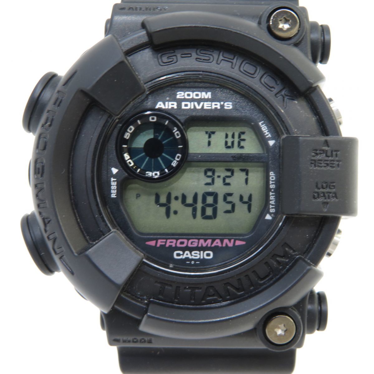 激レア CASIO G-SHOCK フロッグマン 初代メンインブラック-