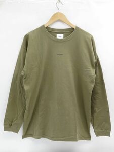 131s/ WTAPS ダブルタップス 21SS URBAN TERRITORY LS TEE 長袖Tシャツ サイズ：X04 オリーブドラブ ※中古