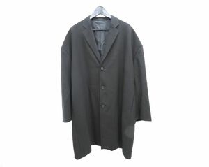 130s●LAD MUSICIAN ラッドミュージシャン SUPER BIG LONG JACKET ロングジャケット 2218-306 サイズ42 ブラック ※中古