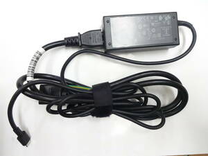 新入荷　hp Type-C　ACアダプタ　TPN-FA03　5V 3A/9V 3A/12V 3A/15V 3A　45W ミッキーケーブル付き　中古動作品