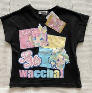 即決★新品110　ワッチャプリマジ！　半袖Tシャツ　黒　 SALE　値下げ　女の子用　アニメ