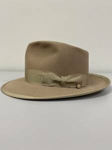 レジストル 57.5ｃｍ ビンテージハット ベージュ ＲＥＳＩＳＴＯＬ ステットソン ウィペット STETSON WHIPPET 木村拓哉 ジョニーデップ