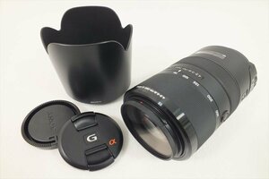 * SONY Sony lens 4.5-5.6/70-300 SSM shutter torn OK used present condition goods 221006Y3110