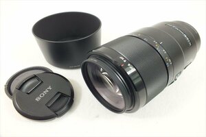 * SONY Sony SEL90M28G FE 2.8/90 MACRO G OSS lens present condition goods used 221006E6199
