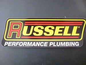 ★新品 RUSSELL 純正オリジナルステッカー264×88mm \500即決