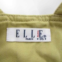 エル プポン サロペット ジャンパースカート 女の子用 95サイズ マスタード黄ベージュ ベビー 子供服 ELLE POUPON_画像3