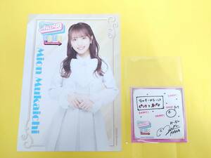 Art hand Auction AKB48 Mion Mukai [AKB48 Cafe A5 Flyer + مجموعة أوراق الكهانة] مكافأة شراء سلع التعاون ◆ ليست للبيع ◆ صورة الوجه, صورة, AKB48, آحرون