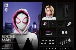 新品未開封 Young Rich YR009 スパイダー・グウェン Spider-Gwen 1/6フィギュア (検 ホットトイズ DID FLAGSET MMS576 DAMTOYS verycool )