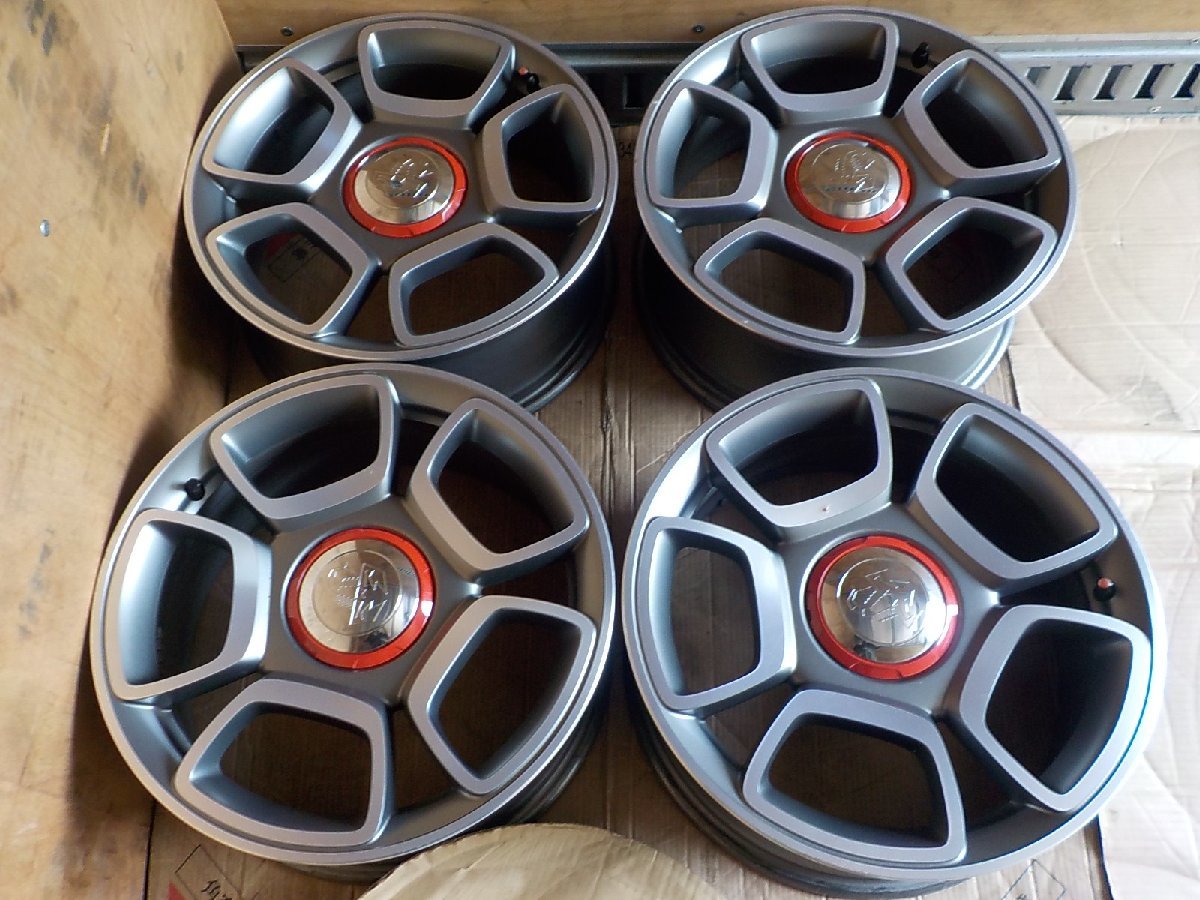 FIAT ABARTアバルト HEAD40 17インチ ホイール ほぼ新品タイヤ-