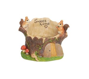  flower pot cut . stock . animal Country manner Mini size ( squirrel )