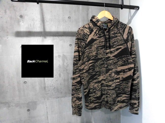 BACK CHANNEL ジップアップ フーディー カーキ dellastrada.ph