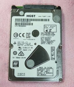 HGST 2.5インチ HDD 320GB 厚さ7mm 使用時間5001～6000H