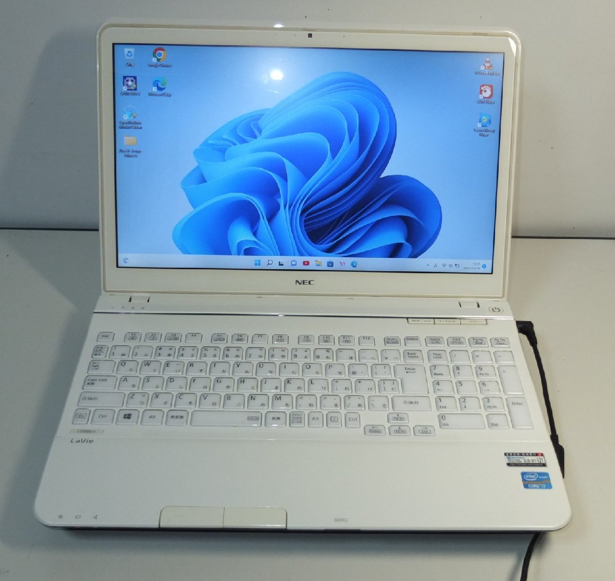 NEC LaVie S LS550/J26W PC-LS550J26W [クロスホワイト] オークション