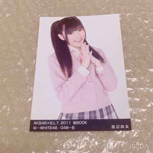 渡辺麻友 生写真 AKB48 B.L.T.2011 桜BOOK な-WHITE48 048-B BLT