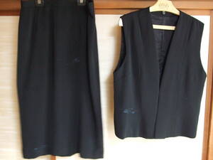  formal vest & skirt peace pattern embroidery entering black series L rank spring summer autumn 