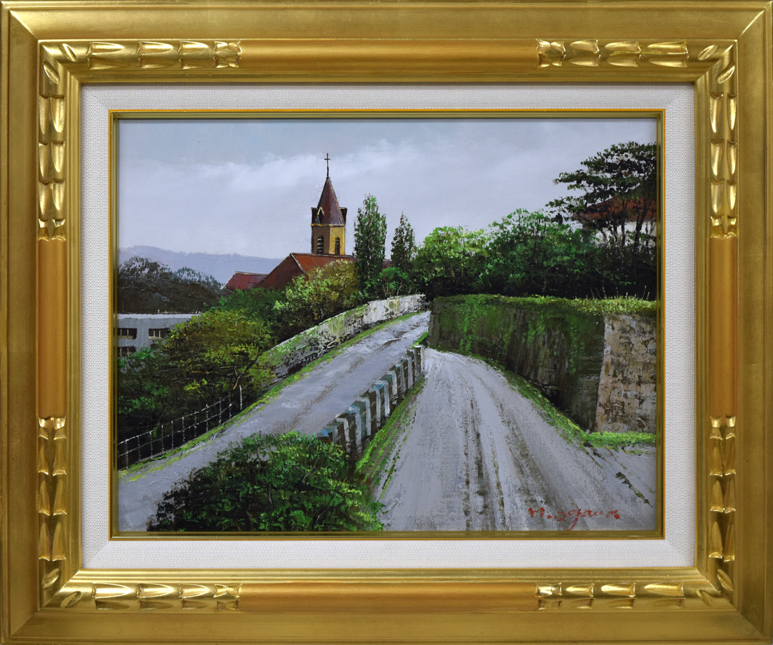 ◇ 小川久雄 『 小岩井農場(F6号) 』 油絵 www.cleanlineapp.com