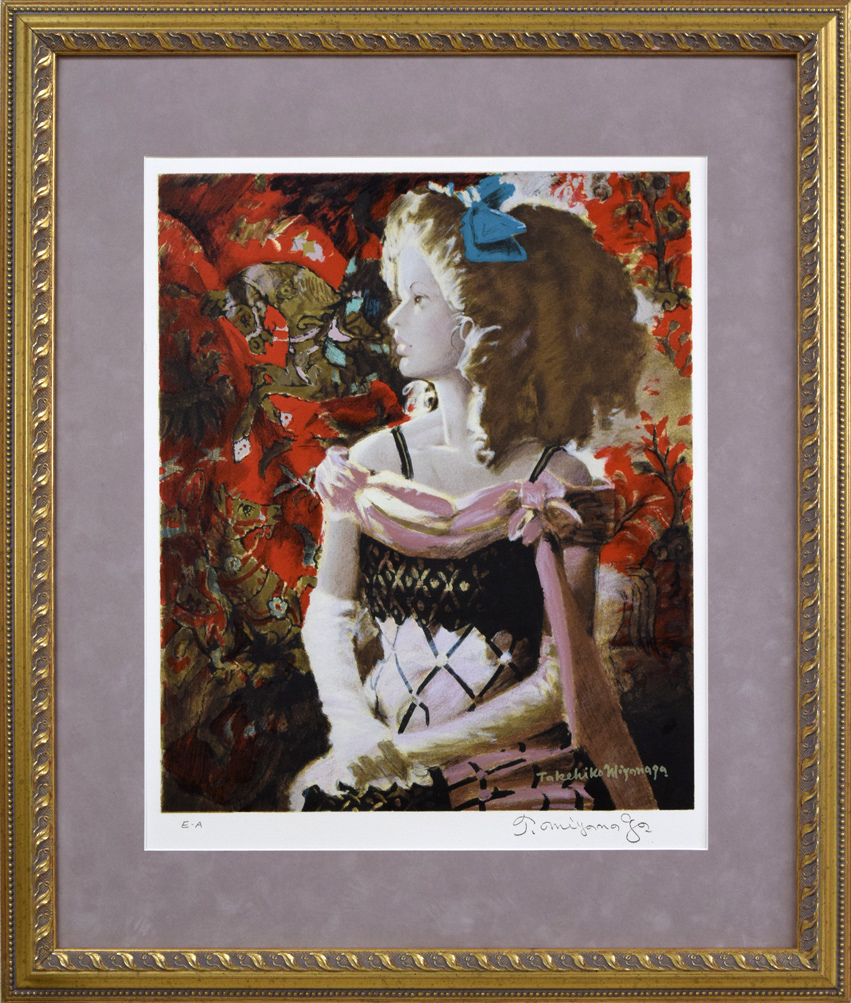 50%OFF】 宮永岳彦画集 200部 裸婦「萠」オリジナルリトグラフ付き