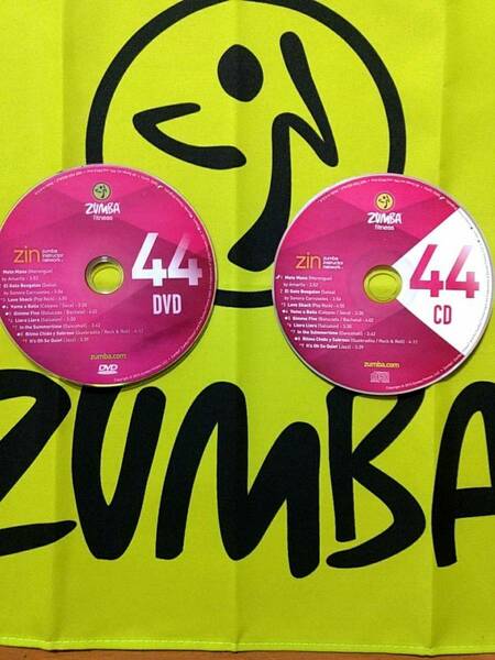 即決 ZUMBA　ズンバ　ZIN44　DVD　＆　CD　インストラクター専用