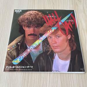 【国内盤7inch】ダリルホールとジョンオーツ DARYL HALL JOHN OATES METHOD OF MODREN ONE BANK ON YOUR LOVE /EP レコード /RPS160 /