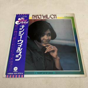 【国内盤帯付】ナンシーウィルスン NANCY WILSON イエスタデイ 明日に架ける橋 想い出の白い部屋 / LP レコード / ECP-97016 / ライナー有