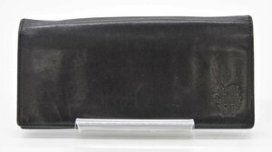 * superior article DAKS Dux change purse . attaching long wallet leather black 