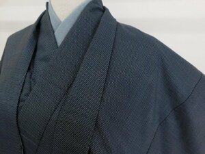 〔楽布〕P20188　昔の本場泥大島紬蚊絣　アンサンブル　男物　ｋ