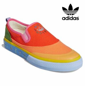 新品未使用 アディダス NIZZA SLIP-ON【26cm】定価8789円 スニーカー ニッツァ スリッポン adidas シューズ カラフル レインボー 靴 2421