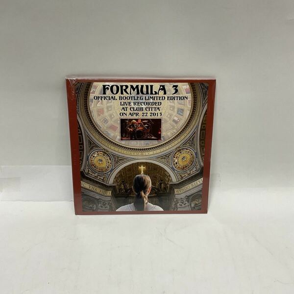 FORMULA 3 / OFFICHAL BOOTLEG LIMITED EDITION LIVE RECORDED AT CLUB CITTA ON APR.27.2013 未開封品