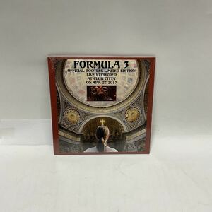 FORMULA 3 / OFFICHAL BOOTLEG LIMITED EDITION LIVE RECORDED AT CLUB CITTA ON APR.27.2013 未開封品