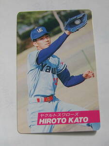  Calbee base Ball Card 1992 No.65 Kato . person Yakult swallow z