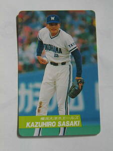  Calbee base Ball Card 1992 No.154 Sasaki .. Yokohama Taiyou ho e-ruz