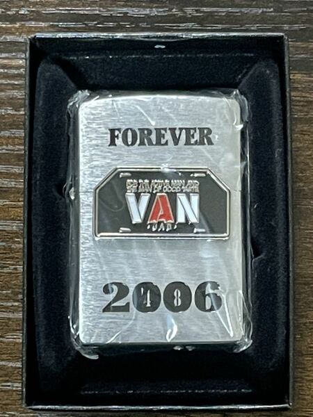 zippo VAN JACKET FOREVER 2006 限定数 300個 JAC 立体メタル 2005年製 シルバーメタル SILVER METAL シリアルナンバー NO.098/300