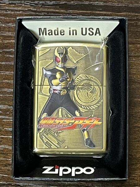 zippo 仮面ライダー アギト 20周年記念 ゴールド 50個限定生産 20th 2019年製 GOLD MASKED RIDER AGITO 両面デザイン デットストック