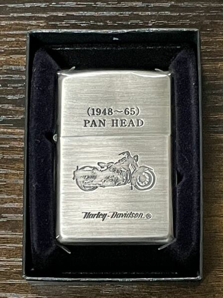 zippo HARLEY-DAVIDSON PAN HEAD ハーレーダビッドソン パンヘッド 1998年製 MOTOR CYCLES 1948-65 シルバーインナー 同年代 1998年製