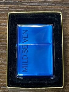 zippo マイルドセブン 特殊加工品 限定品 MILD SEVEN 年代物 2000年製 MEVIUS メビウス デットストック シルバーインナー 同年代 2000年製