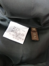 美品 BALLSEY ウール タイト ミニ スカート 日本製 36 グレー 灰 TOMORROWLAND レディース ZB2001-715_画像5