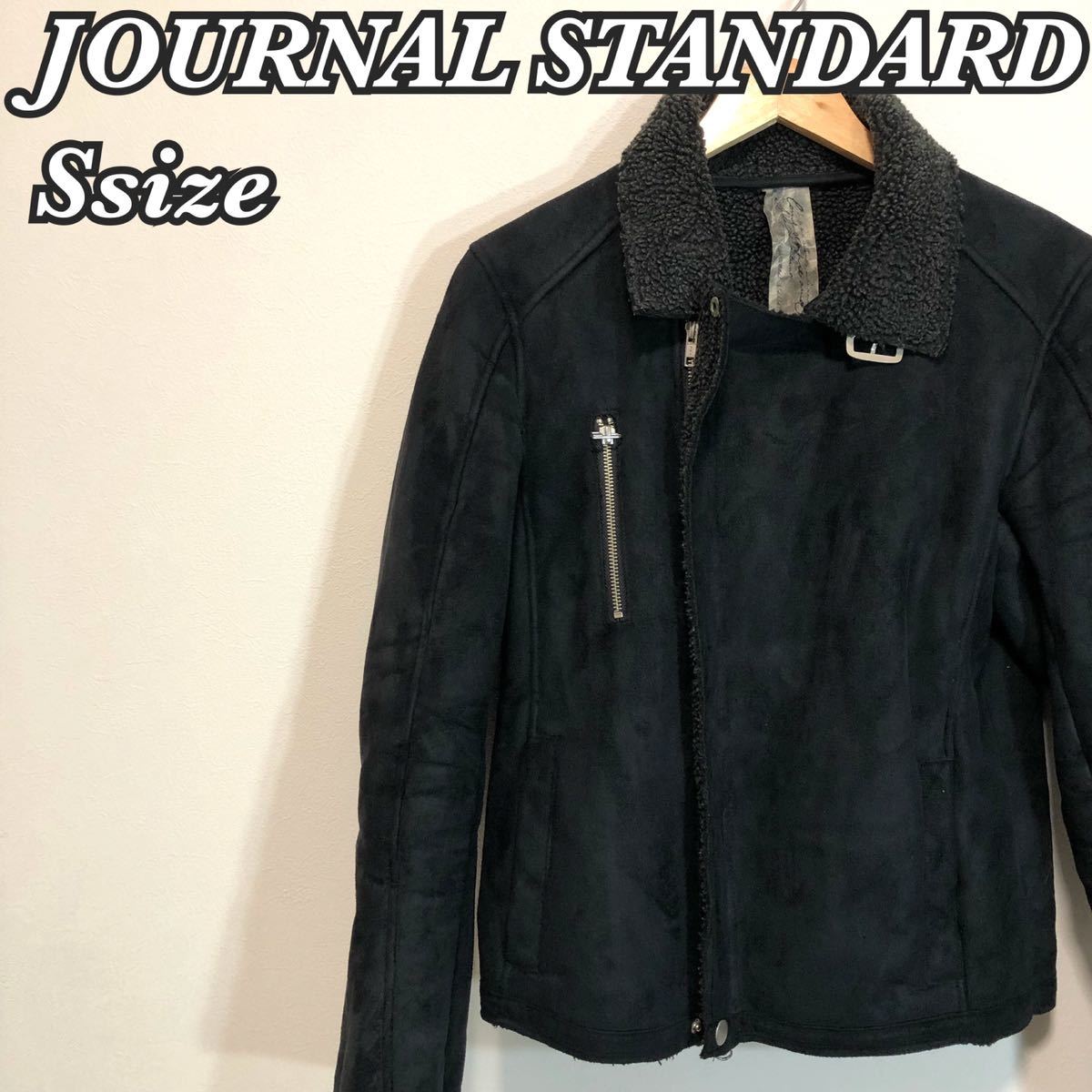ジャーナルスタンダード ムートンライダースジャケット メンズ黒S ...