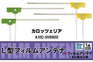 フィルムアンテナ 地デジ ワンセグ フルセグ カロッツェリア carrozzeria 用 AVIC-VH9900 対応 高感度 受信 ナビ 車