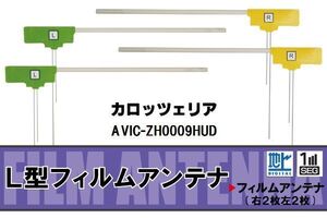 フィルムアンテナ 地デジ ワンセグ フルセグ カロッツェリア carrozzeria 用 AVIC-ZH0009HUD 対応 高感度 受信 ナビ 車