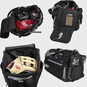 Rawlings ローリングス 野球 バックパックMACH DUFFLE BAG/BACKPACK 2way バット2本収納 レッド rwmachdbredoneの画像4