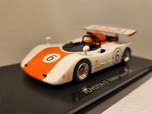 エブロ 1/43 1969 トヨタ 7 日本GP JAPAN CAN-AM No.6 ホワイト/オレンジ_画像7