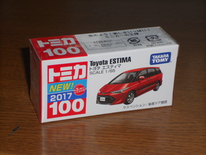 ♪♪トミカ 廃番 100 Toyota ESTIMA トヨタ エスティマ 初回シール 絶版♪♪